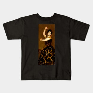 Carmencita by William Merritt Chase Kids T-Shirt